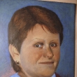 Milka (akryl na kart�ne, 20x25cm)