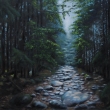 2012_Cestou na Plesne jazero(olej na platne, 57x44.5)