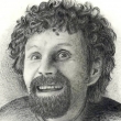 Slavo Autoportrét detail (Grafitová ceruzka na papieri)