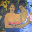 Dve Tahitanky (Akryl na pl�tne, 73x57cm)