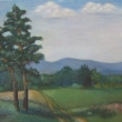 Poh�ad na Krav� a Kun� horu (Olej na pl�tne, 56x43cm)